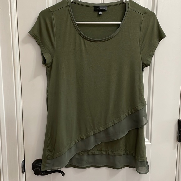 The Limited Tops - The Limited army green shirt. S